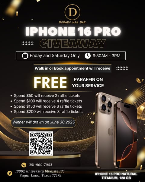 Luxurious giveaway