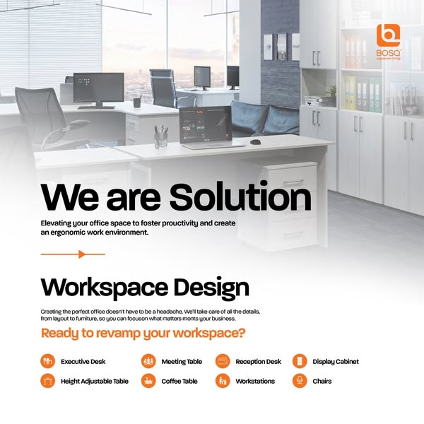 Ergonomic Office Desk