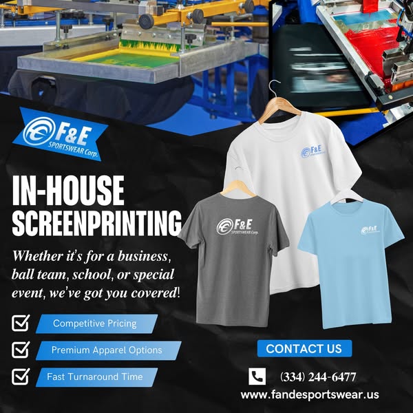 Custom apparel advertising