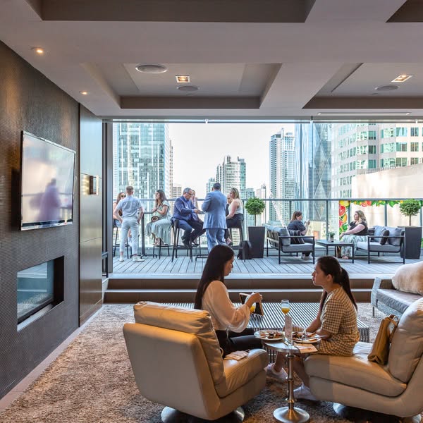 Modern atop