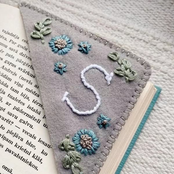 Embroidered Bookmark