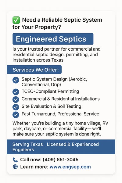 Reliable septic