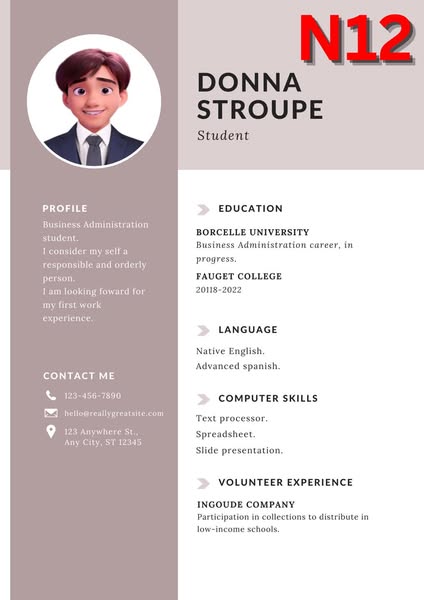 Advanced volunteer