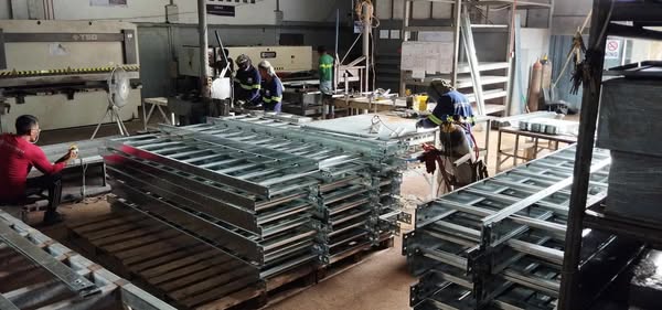 Galvanized Steel Ladder