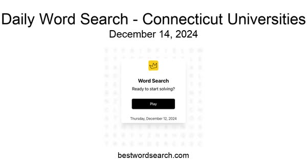 Word Search Puzzle