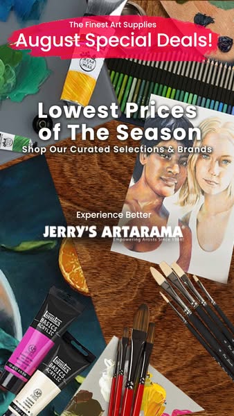Shop for art supplies