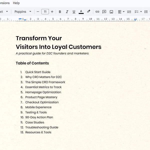 Checkout page optimization