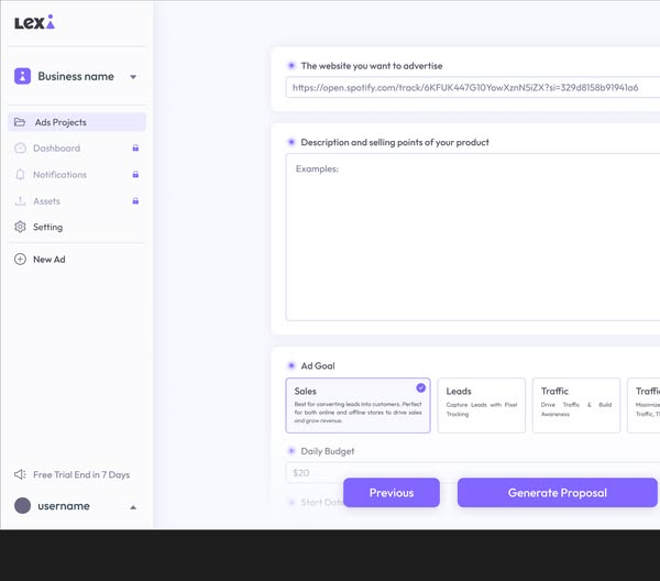 E-commerce ad examples