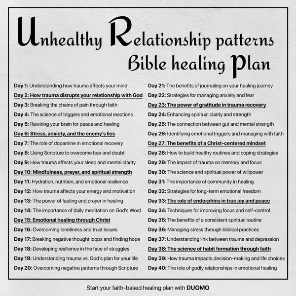 Healthy biblical