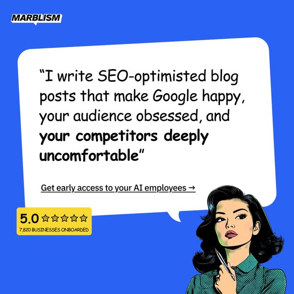 Write blog posts about the product