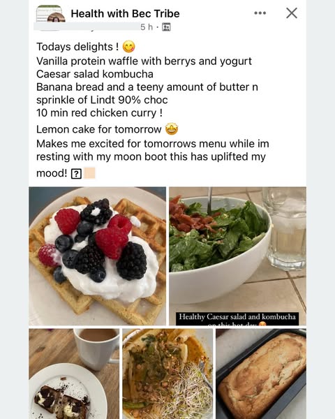 Healthy waffle