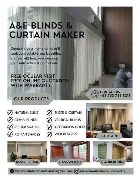 Sheer Curtain Blinds