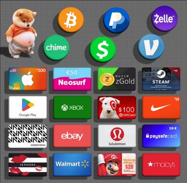 Shop for gift cards