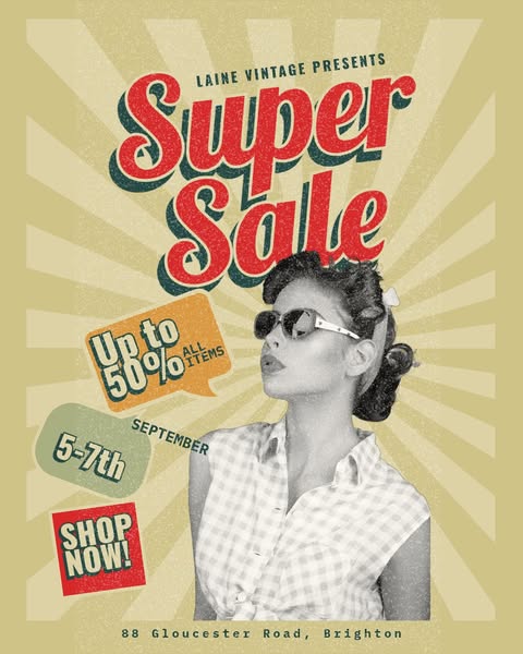 Shop for vintage items