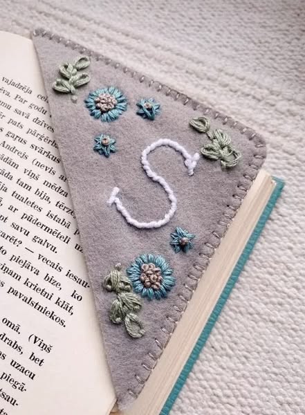 Embroidered Bookmark