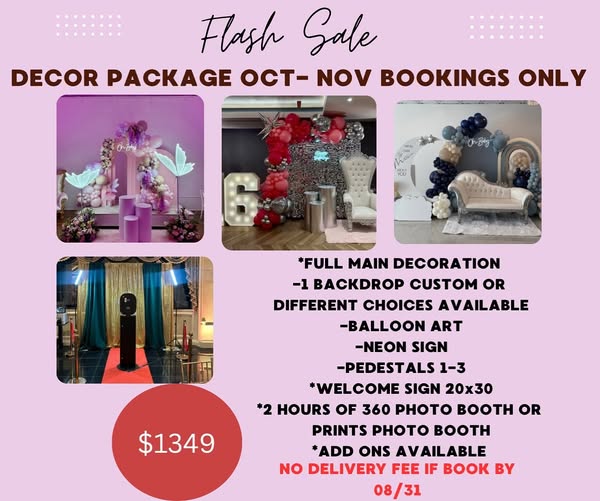 Flash sale events