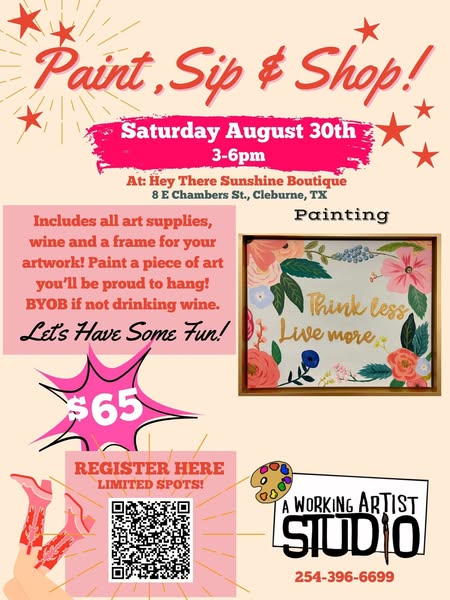 Shop for art supplies