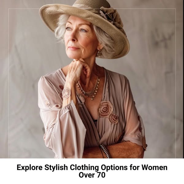 Stylish senior