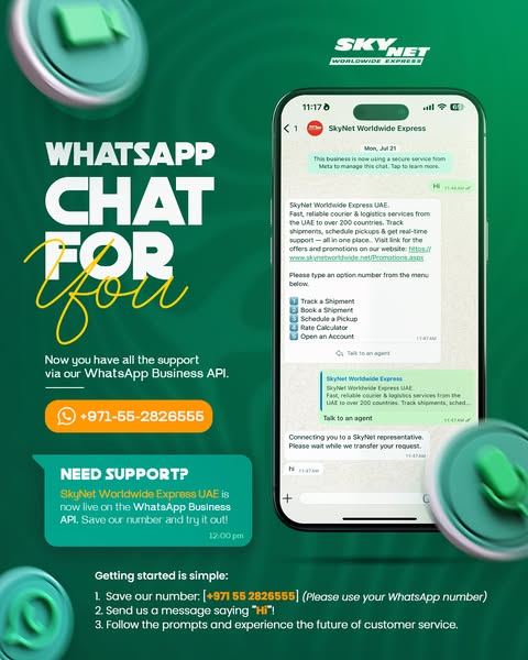 Customer support chat