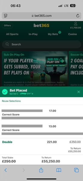 Rich odds