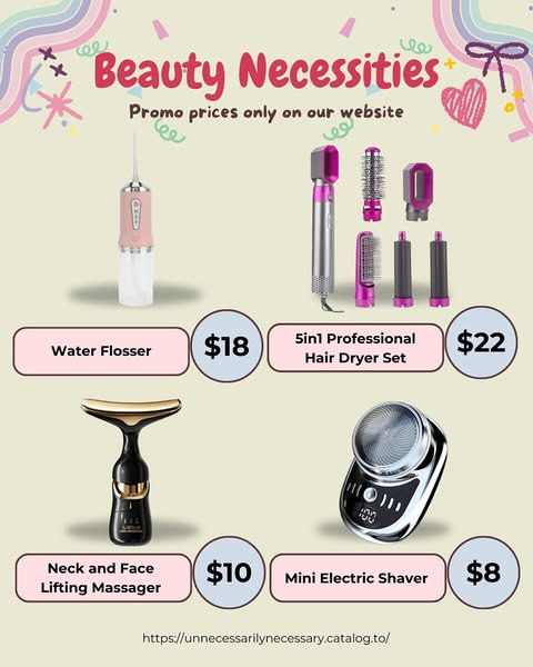 Shop for beauty essentials