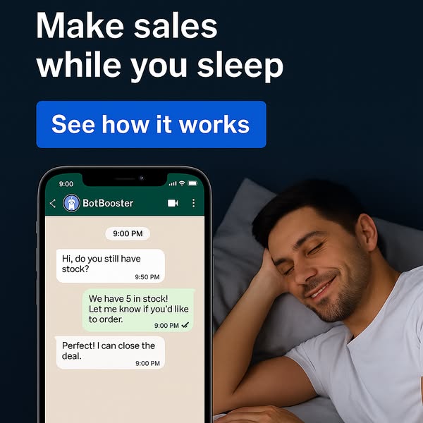 Messenger bot for sales