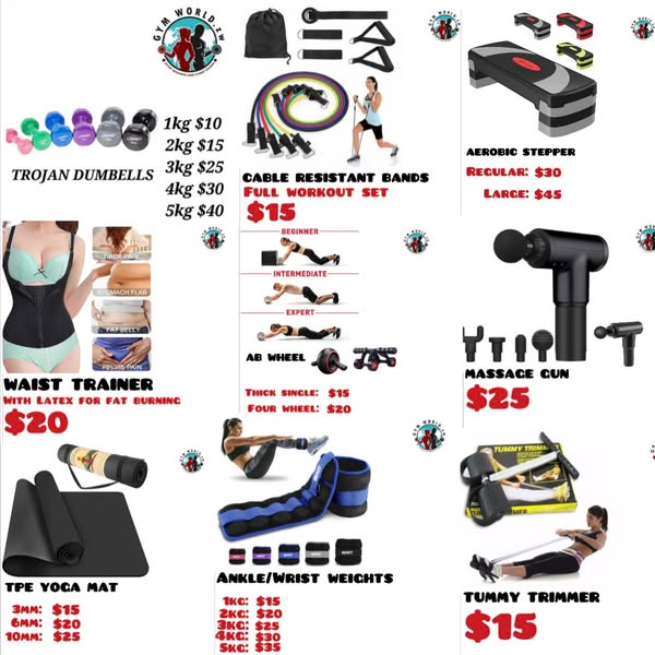 Shop for fitness equipment