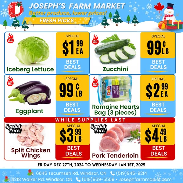 weekly specials