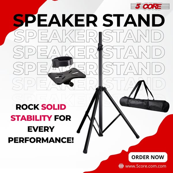 Adjustable Monitor Stand with Storage