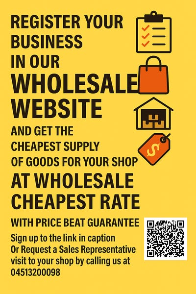 Shop for wholesale goods