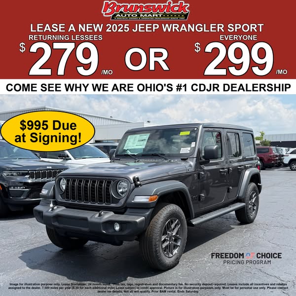 Brand-new jeep