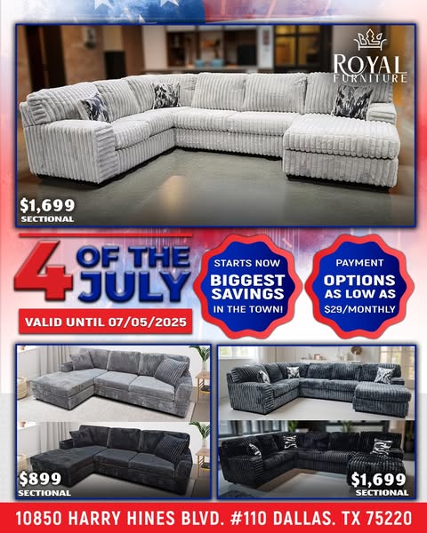 Elegant sectional