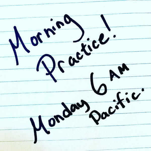 Focused morning