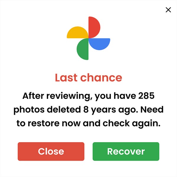 Convenient recover