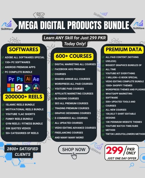 Shop for digital products