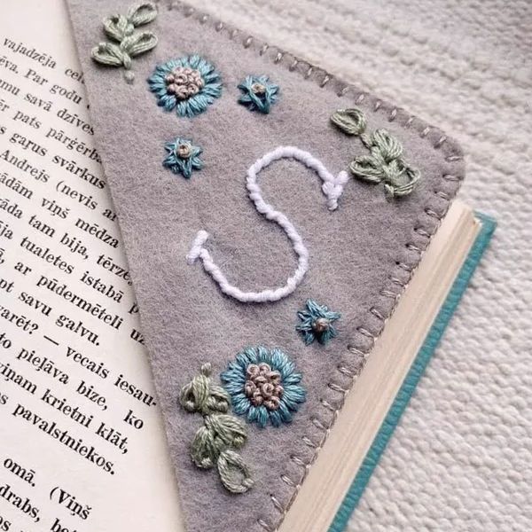 Embroidered Bookmark