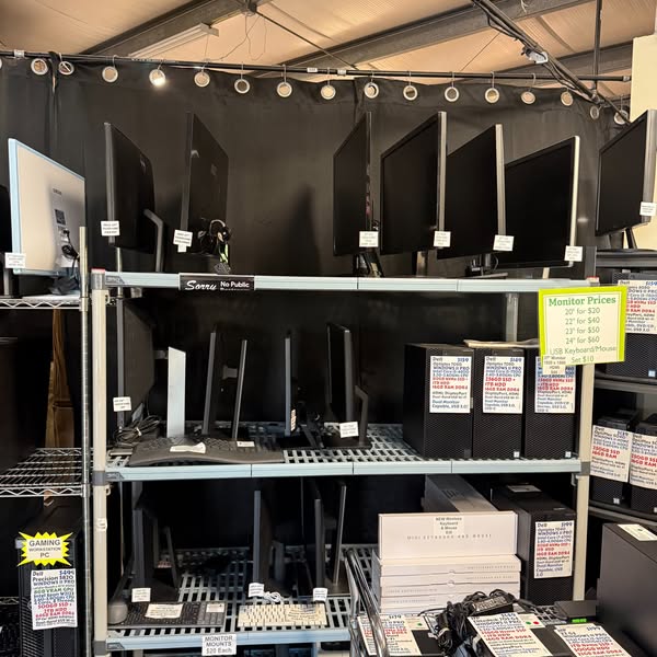 Refurbished electronics store