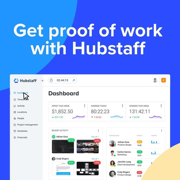 Advanced dashboard