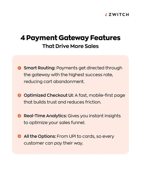 Payment gateway options
