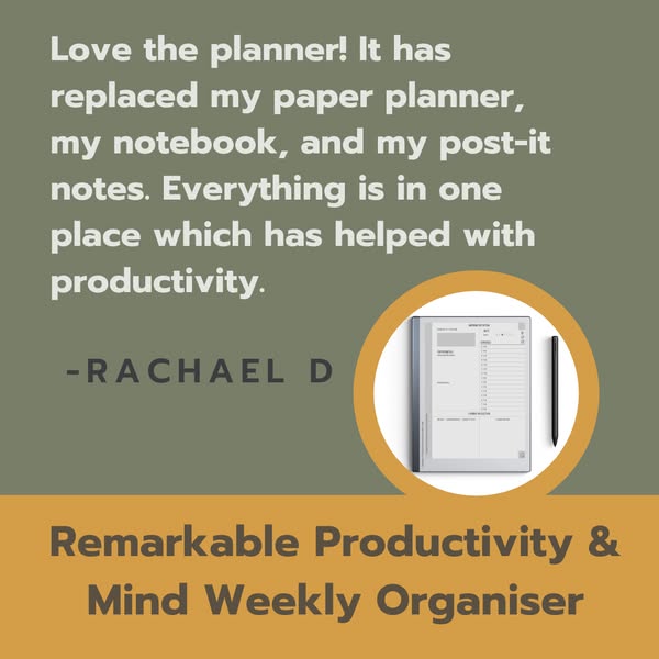 Notebook with Weekly Planner