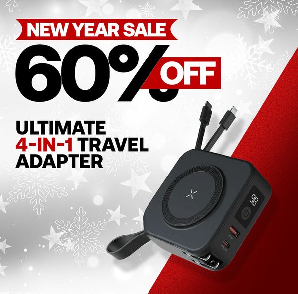 Travel Adapter with Multiple USB Ports