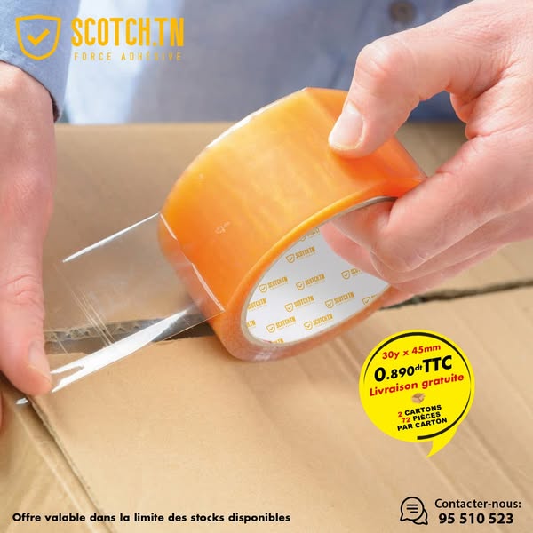 Transparent scotch