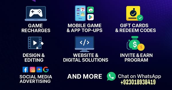 Gift cards advertising