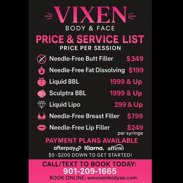 Payment plans available