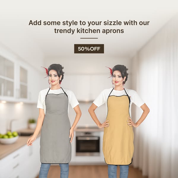 Trendy apron