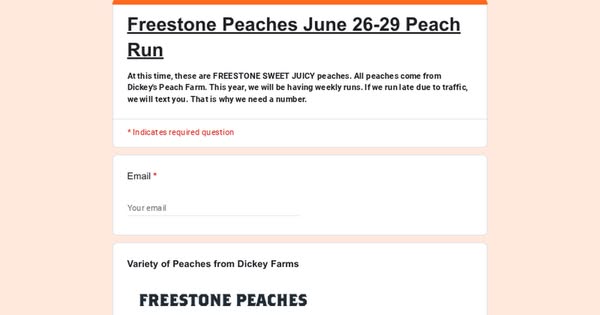 peach