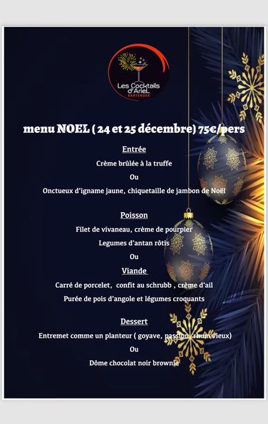 le menu