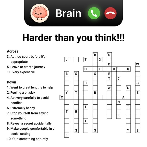 Comfortable brain
