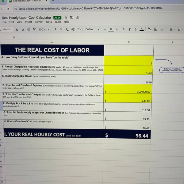 Profitable insert