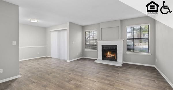 Elegant fireplace